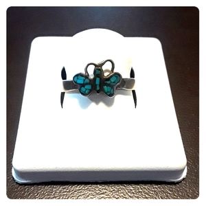 Native American Sterling "Butterfly" Ring